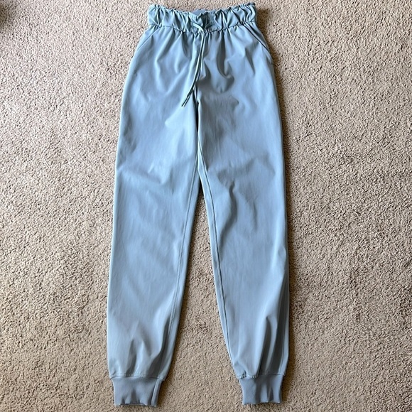 Lululemon Stretch High Rise Jogger Chambray Blue - Picture 3 of 10